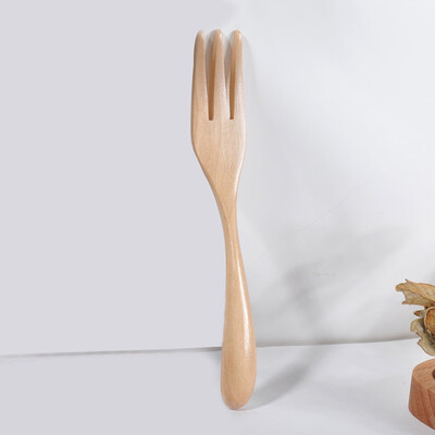 

Toponeto Wooden Spoon Fork Bamboo Kitchen Cooking Utensil Tools Soup-Teaspoon Tableware