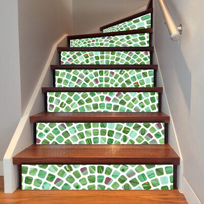 

〖Follure〗3D Simulation Stair Stickers Waterproof Wall Stickers DIY Home Decor
