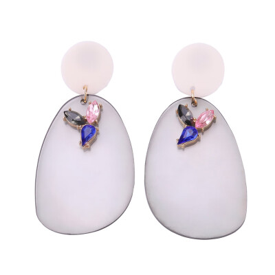 

Candy Color Transparent Acrylic Dangle Earrings for Women Fashion Bohemian Statement Big water drop Earrings New