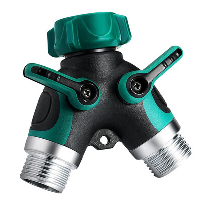 

Siaonvr Garden 2-Way Distributor Water Flow Regulable Practical Faucet Y Hose Connector