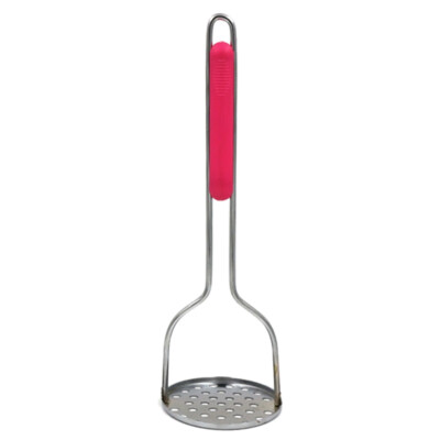 

Stainless Steel Potato Masher With Fine Mesh Potato Masher Rust-Proof Non-Stick Large Press Plate