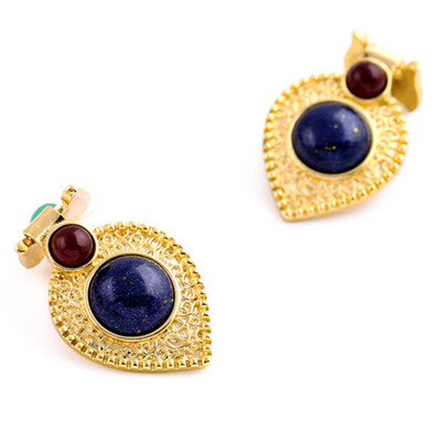 

Luxury New Gold Color Earrings Fashion Jewelry Women Accessories Dangling Earrings