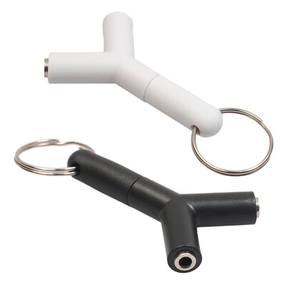 

2Pcs 35mm Male to 2Female Stereo Audio Headphone Earphone Splitter Adapter