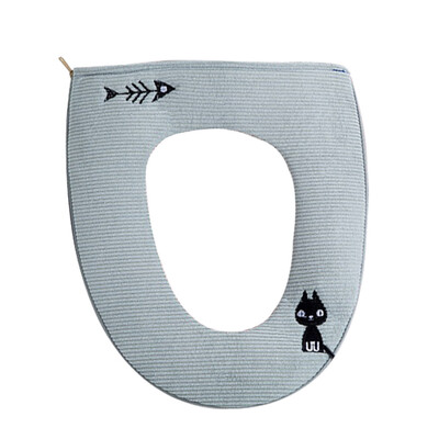 

Gobestart Bathroom Protector Closestool Soft Warmer All Shape Toilet Cover Seat Lid Pad