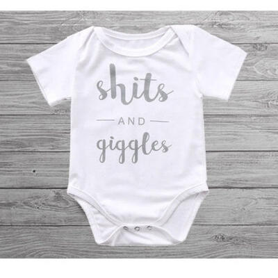 

Funny Baby Clothes Newborn to 18M Baby Boy Girl Romper Bodysuit Outfit Summer