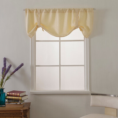 

Toponeto Valance Curtains Extra Wide&Short Window Treatment Kitchen Living Bathroom