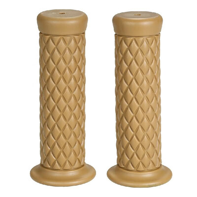 

Universal 78 22MM Vintage rubber Motorcycle handle grips coffee Motorbike handlebar grips 4 Colors Available