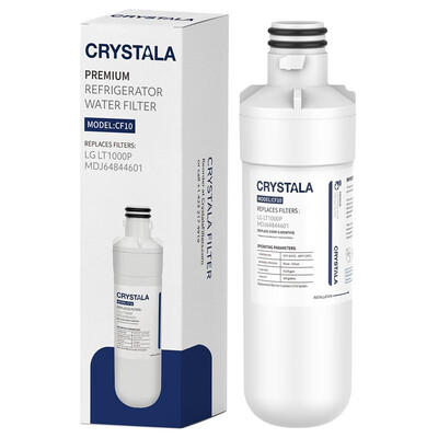

Crystala Filters LT1000P Refrigerator Water Filter Compatible with LG LT1000P LT1000P ADQ74793502 Kenmore 46-9980