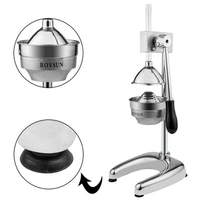 

Commercial Grade Citrus Juicer Hand Press Manual Fruit Juicer Juice Squeezer Citrus Orange Lemon Pomegranate