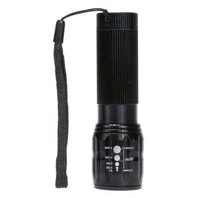 

3W 3 Mode Waterproof Retractable Flashlight Focus Torch Zoom Lamp Light