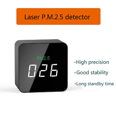 

Home Indoor Air quality Monitor environment PM25 laser detector smog tester meter PM 25 Detector Analyzer Health Care