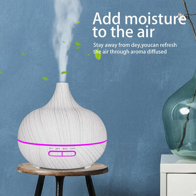 

400ml Ultrasonic Timing Air Humidifier Essential Oil Mist Aroma Diffuser