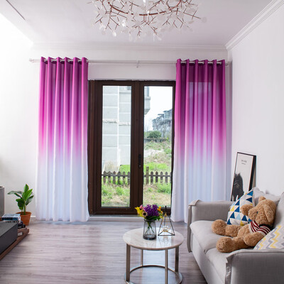

Gobestart Leaves Sheer Curtain Tulle Window Treatment Voile Drape Valance 1 Panel Fabric