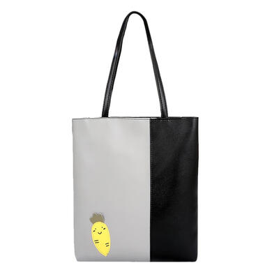 

Carrot Hit Color Shopping Totes Girl Shoulder Handbags Women Top-handle Bag