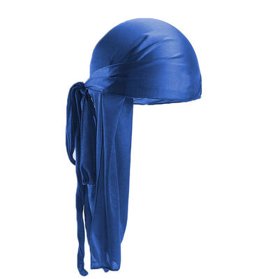 

Men Women Silky Durag Bandanna Turban Hat Wig Doo Rag Biker Headwear Headband