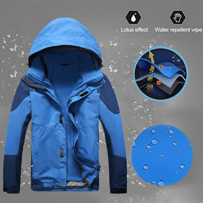 

Toponeto Men Winter Hooded Softshell Windproof Waterproof Soft Coat Shell Jacket