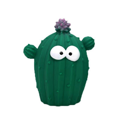 

Cute Cartoon Cactus Piggy Bank Resin Crafts LED Night Light Home Ornaments