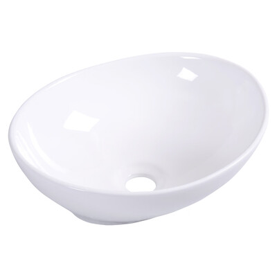 

Oval Bathroom Basin Ceramic Vessel Sink