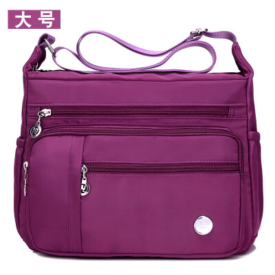 

Nylon Oxford cloth bag inclined backpack leisure shoulder bag canvas satchel female large capacity middle-aged&elderly mother