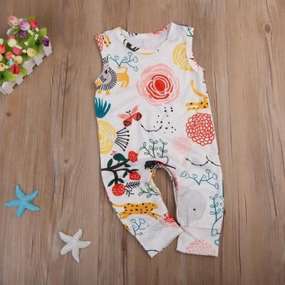 

Fashion Newborn Kid Baby Boy Girl Cute Clothes Jumpsuit Romper Skeevekess Bodysuit Sunsuit Outfit