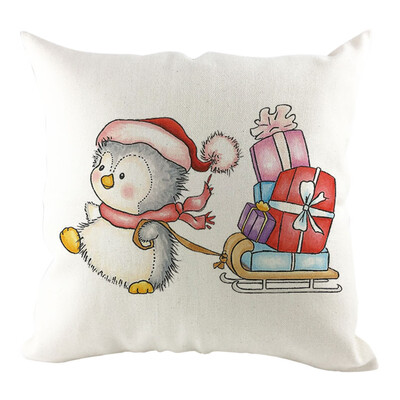 

Tailored Christmas Pillow Cover Pillowcases Decorative Sofa Cushion Cover Home Decoration