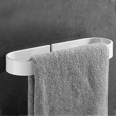 

Bathroom Aluminum Alloy Towel Roll Holder Not Easily Deformed Storage Rack Great