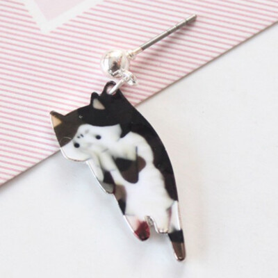 

New Mode Style Shipping Newest Lovely Cat Kitty Studs Earrings Wholesale Birthday Fashion Gifts