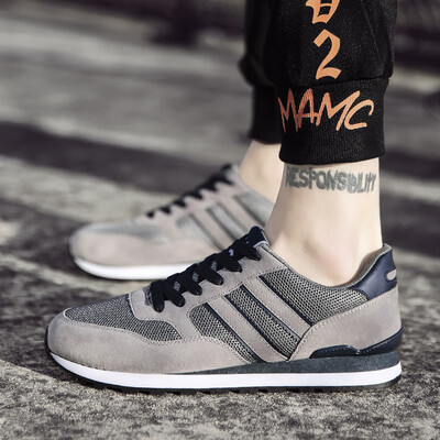

2019 new summer breathable running mens shoes tide shoes mens sports&leisure canvas summer shoes plus velvet cotton shoes