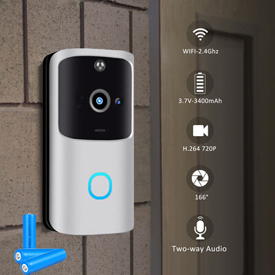 

〖Follure〗Wireless WiFi DoorBell Smart Video Phone Visual Intercom Door Bell Secure Camera