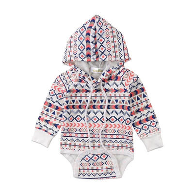 

Newborn Baby Boys Girls Toddler Hoodie Hooded Romper Jumpsuit Clothes Outfits US