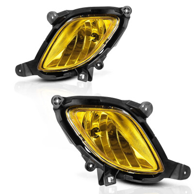 

for 2010-2012 Hyundai Genesis Coupe Yellow Bumper Fog Light Lamp wWiring&Switch