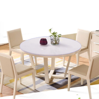 

Clear Tablecloth Transparent Tablecloth Table Cover Protector Table Pad Mat PVC Water-proof for Kitchen Dinning Tabletop Decoratio