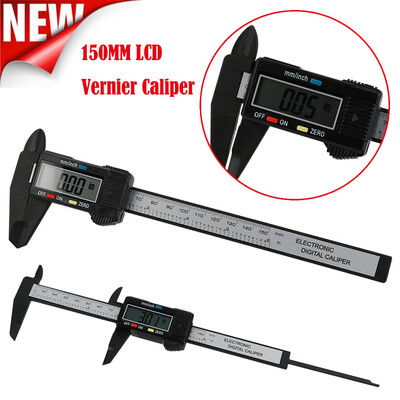 

Siaonvr Popular 150MM 6inch LCD Digital Electronic Vernier Caliper Gauge Micrometer