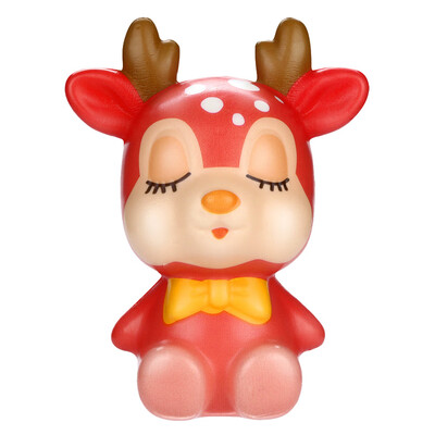 

Gotoamei Squishies Kawaii Christmas Deer Slow Rising Cream Scented Stress Relief Toys