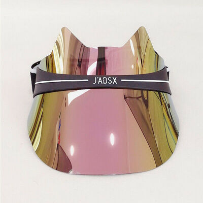 

Unisex Men Women Sun Hat Adjustable Cat Ear Visor Golf Tennis Beach Cap Summer Anti-UV Protection Transparent Hats Fashion New