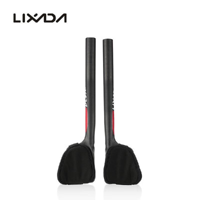 

Lixada Carbon Fiber MTB Road Bike Bicycle Aero Bar Rest Handlebar Aerobar 318mm