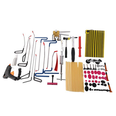 

Ktaxon PDR Push Rods Paintless Dent Repair Tools Glue Sticks Puller Tabs Removal Kit