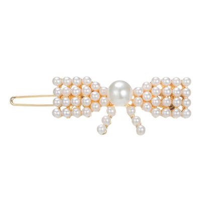 

Korean Pearls Butterfly Bowknot Fringe Barrette Women Ponytail Hair Clips