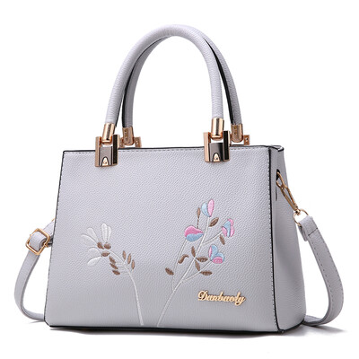 

Womens handbags Korean version of spring&summer middle-aged womens bags Joker single shoulder diagonal bag fashion mother ba
