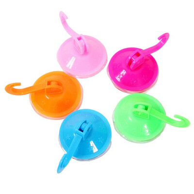 

Colorful Kitchen Bathroom Vacuum Traceless Hooks Strong Wall Sucker Wall Hook ABS Suction Cup Hooks
