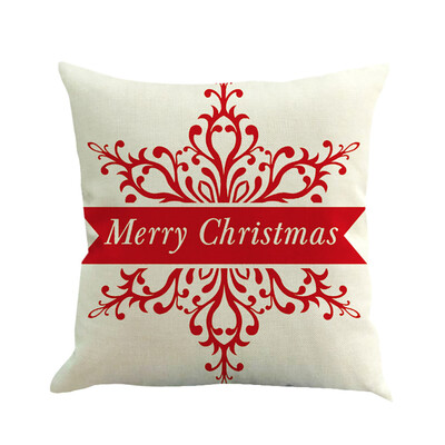 

Tailored Merry Christmas Cushion Cover Square Pillow Case Home Decor