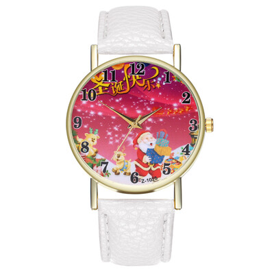 

2018 Santa Claus Womens Watches Fashion Gift Christmas Tree Pendant Wrist Watch Women Christmas Ladies Quartz Clock Reloj &Ff