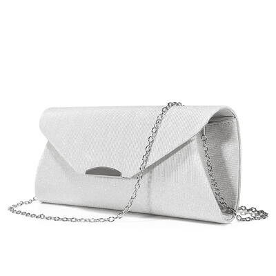 

LOVEVOOK women evening clutches bag female fashion solid handbags ladies envelope soft purse for party with chains&sequined