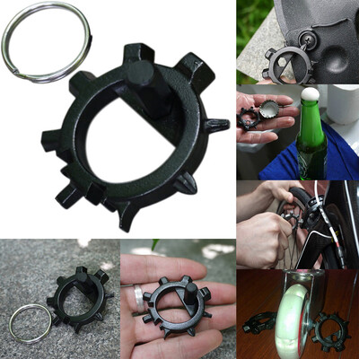 

〖Follure〗Portable Repair Tool Multi-function Screwdriver Bicycle Repair Tool 12in1 Octopus Keyring
