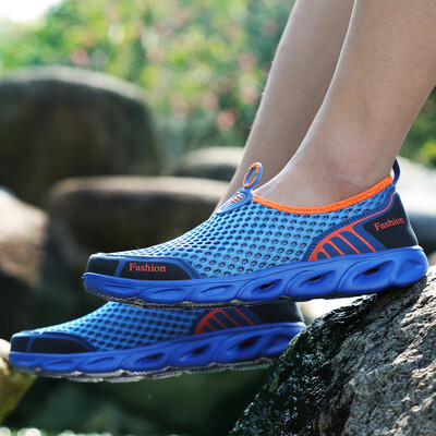 

New couple models outdoor river shoes one foot net light&breathable casual running shoes