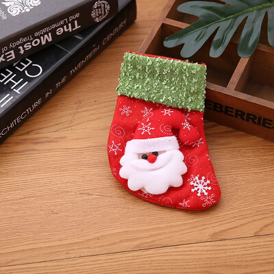 

Toponeto Christmas Stockings Socks Santa Claus Candy Gift Bag Xmas Hanging Decor