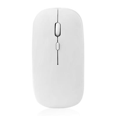 

W8 24G Wireless Rechargeable Thin Silent Mouse 1600DPI 4 Keys Optical Mice
