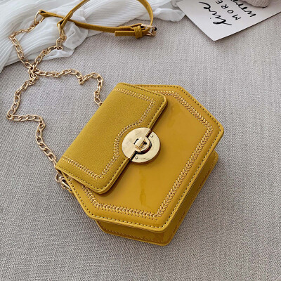 

Summer womens 2019 new style fashion style leather single-shoulder single-shoulder bag small square bag