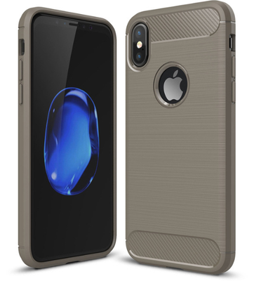 

Applicable Apple iPhoneX Mobile Shell iPhone  Cover Carbon Fiber Brushed Drop Shell