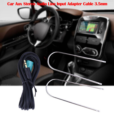

Tailored Car Aux Stereo Audio Line Input Adapter Cable 35mm for Renault Clio Megane